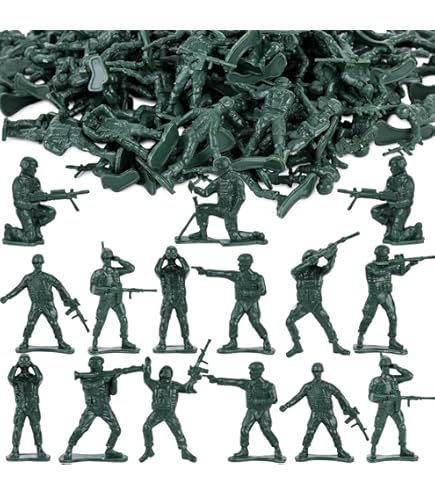 Amazon.com: MCPINKY 100PCS Army Men Toy Soldiers, Plastic Soldier